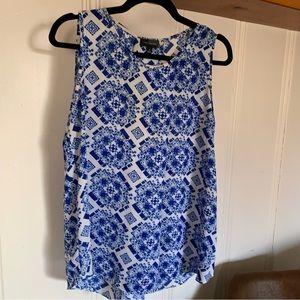 EUC The Limited Sleeveless Flowy Top Sz M